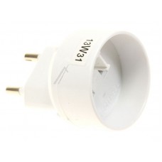 Tinklo perėjimas 220V US → EU baltas (white) 